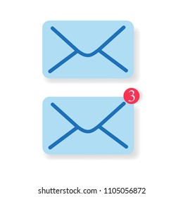 Mail notification icon