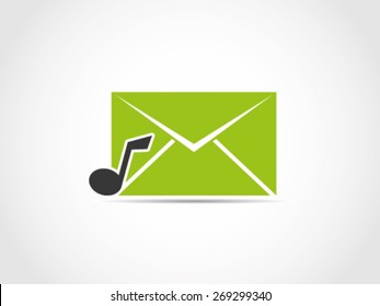 Mail Notifications Note Music