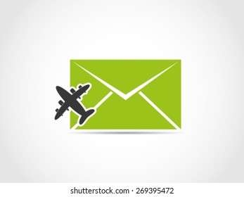 Mail Notifications Trip Airplane