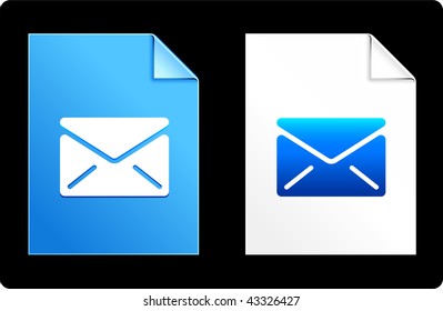 Mail on Paper set Original Vetor Illustration AI 8 Compatible File (Arquivo compatível com AI 8 do Vetor original)