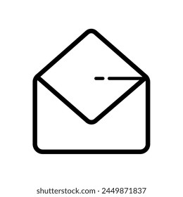 mail, open  envelope  - vector con	