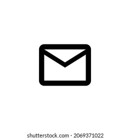 Postleitzahl-Symbol Flaches Design einzeln auf weißem Hintergrund. Vektorgrafik