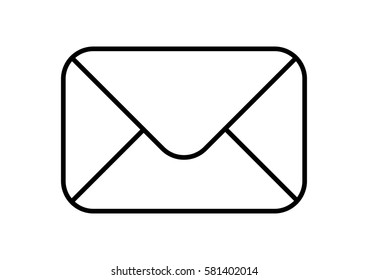 Mail Outline Icon Menu