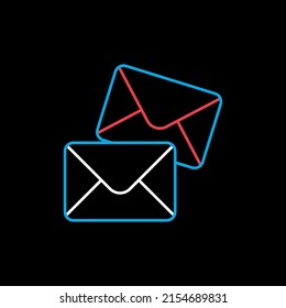 Mail outline icon. Workspace sign. Graph symbol for your web site design, logo, app, UI. Vector illustration, EPS10.