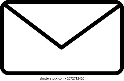  Diseño de icono de contorno de correo
 