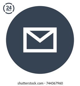 mail paper line vector icon