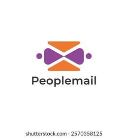 Mail with people concept, Useable for Message Logo, Mail Logo, Chat Logo Icon