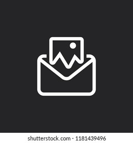 Mail photo.sms vector icon