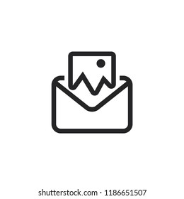 Mail photo.sms vector icon