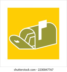 diseño de logotipo vectorial de lugar de correo