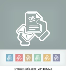 Mail with a positive response
