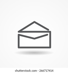 Mail Post Icon Vector Illustration EPS10