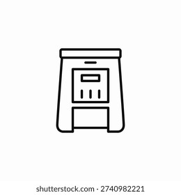 mail receiver icon sign vector