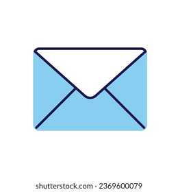 Mail-bezogenes Vektorsymbol. Einzeln auf weißem Hintergrund. Vektorgrafik