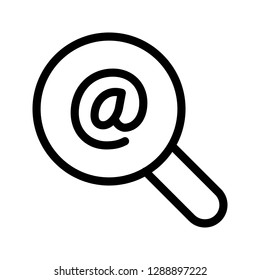 mail search line icon 