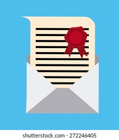 mail send design, vector illustration eps10 graphic 