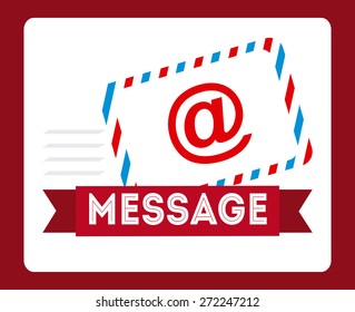 mail send design, vector illustration eps10 graphic 