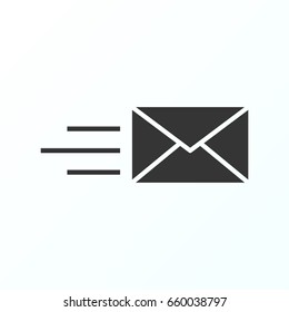 Mail send  icon illustration isolated vector sign symbol