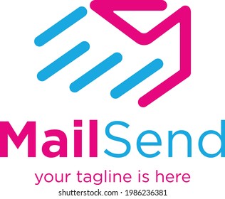 mail send vector illustration logo for many purpose.