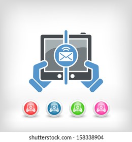 Mail sending icon
