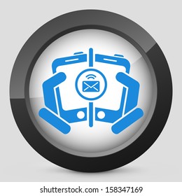 Mail sending icon