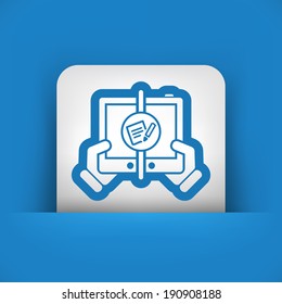 Mail sending icon