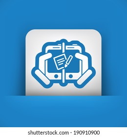 Mail sending icon