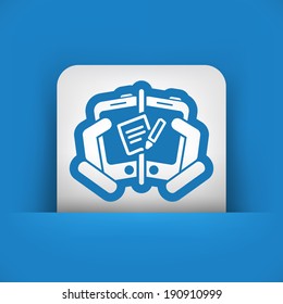 Mail sending icon