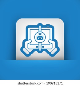 Mail sending icon