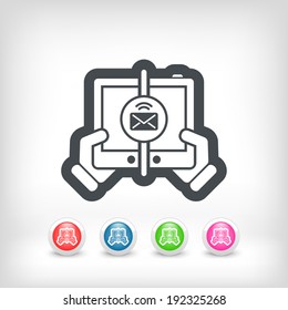 Mail sending icon