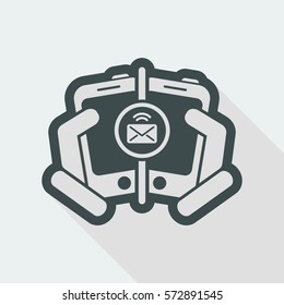 Mail sending icon