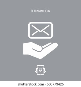 Mail services - Minimal vector icon