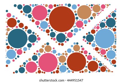 mail shape vector design by color point