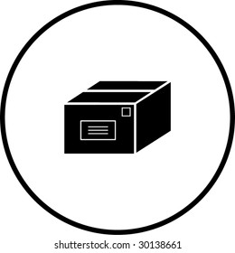 mail shipping package box symbol