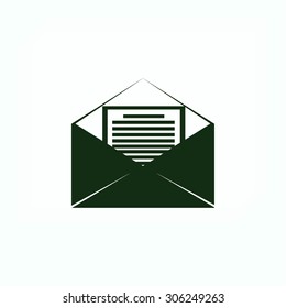 Mail sign icon,
