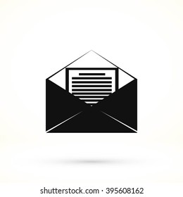 Mail sign icon,