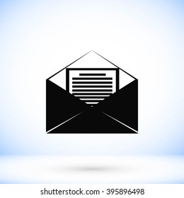Mail sign icon,