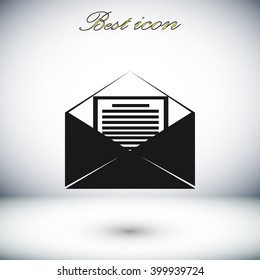 Mail sign icon,