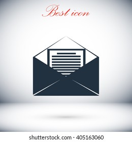 Mail sign icon,