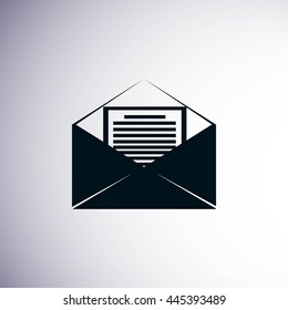 Mail sign icon,