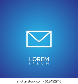 mail sign. icon design