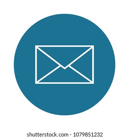 Mail sign icon. Message icon, Envelope icon. Flat design style. Vector illustration, eps10