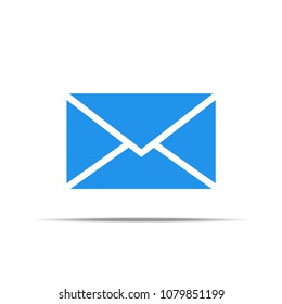 Mail sign icon. Message icon for web, Envelope icon. Flat design style. Vector illustration, eps10