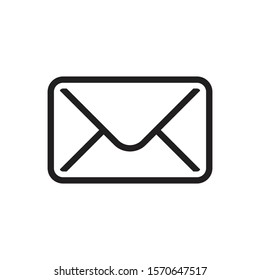 mail sign icon vector isolated