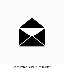 mail sign icon vector isolated