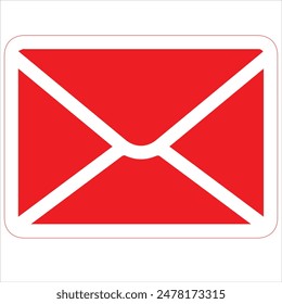 Signo de correo con Vector aislado
