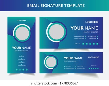 Mail signature. Individual text web mailing interface individualize signature forms vector template. Illustration of profile contact ui, emailing user card