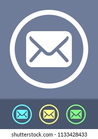 Mail - Simple Icons. A minimalistic vector icon.