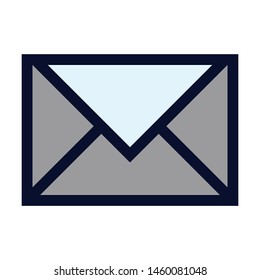 Mail Simple Vector Color Icon 