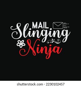 Mail slinging ninja Postman Mail Carrier